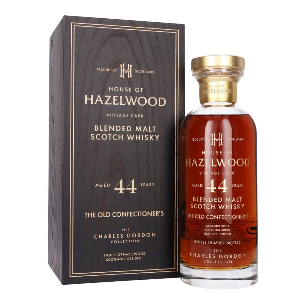 House of Hazelwood Charles Gordon Collection The Old Confectioner's 44 Year Old Blended Cask Strength Whisky | 700ML - Whiskey