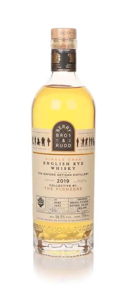 The Oxford Artisan Distillery 2019 (embotellado en 2023) (Barrica 21) - Colectivo n.° 1: The Pioneers (Berry Bros. & Rudd) Whisky de centeno inglés | 700ML