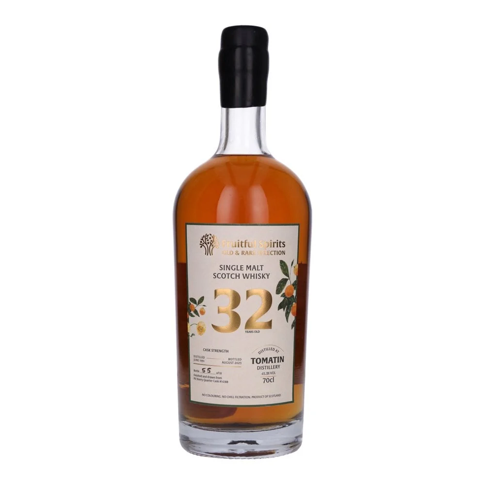 Tomatin Fruitful Spirits Old & Rare 1991 32 Year Old Whisky | 700ML - Whiskey