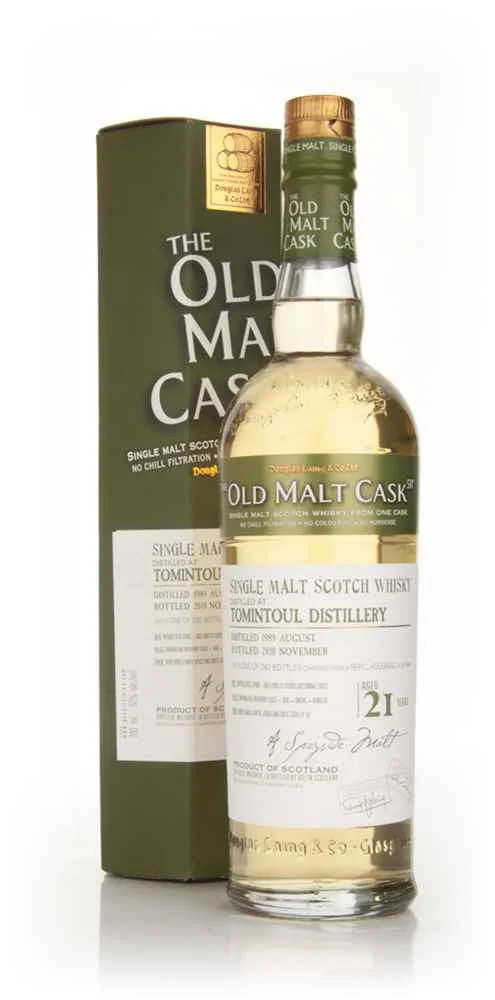 Tomintoul 21 Year Old 1989 Cask 6845 - Old Malt Cask (Douglas Laing) Scotch Whisky | 700ML