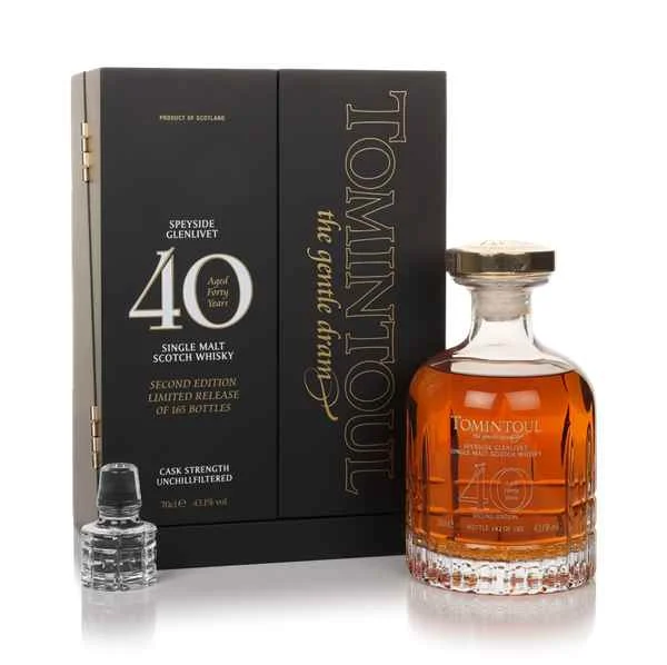Tomintoul 40 Year Old (Second Edition) Single Malt Scotch Whisky | 700ML - Whiskey