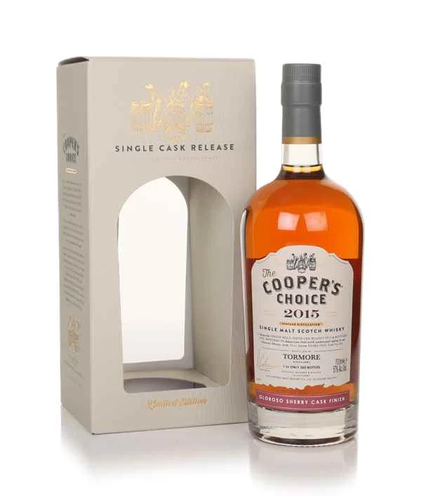 Tormore 7 años 2015 (barrica 325) The Cooper's Choice (The Vintage Malt Whiskey Co.) Whisky escocés | 700ML