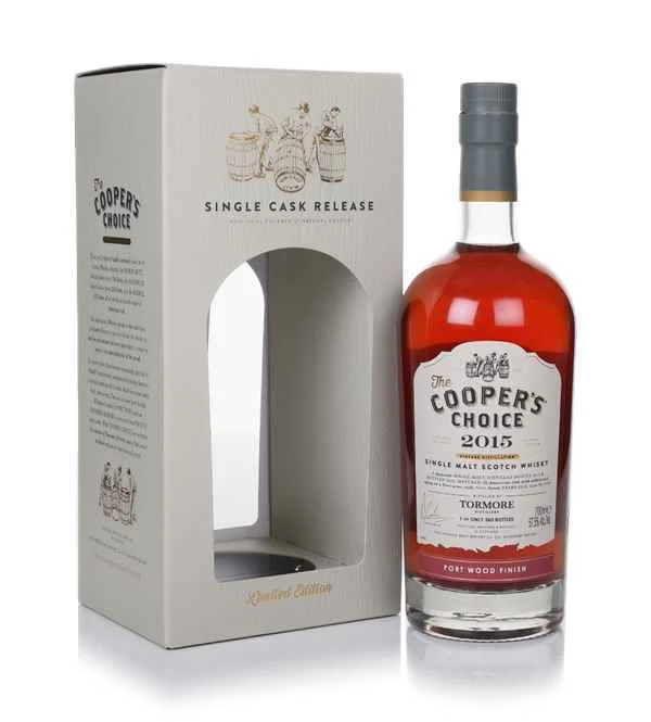 Tormore Cooper's Choice Port Cask 2015 Whisky de 7 años | 700ML - Whiskey
