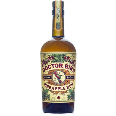 Two James Doctor Bird Pineapple Jamaica Rum
