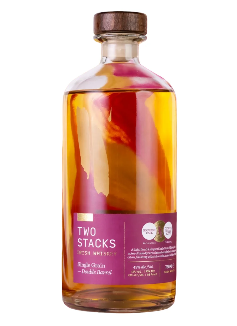 Dos pilas de grano único - Whisky irlandés de doble barril | 700ML