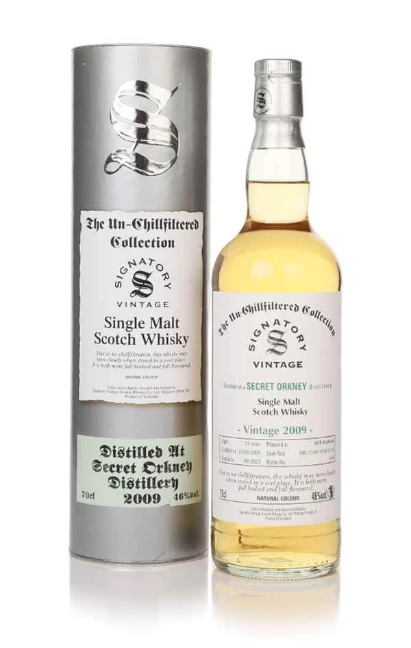 Unnamed Orkney 13 Year Old 2009 (casks DRU17/A67 9+10+13+21) - Un-Chillfiltered Collection (Signatory) Scotch Whisky | 700ML