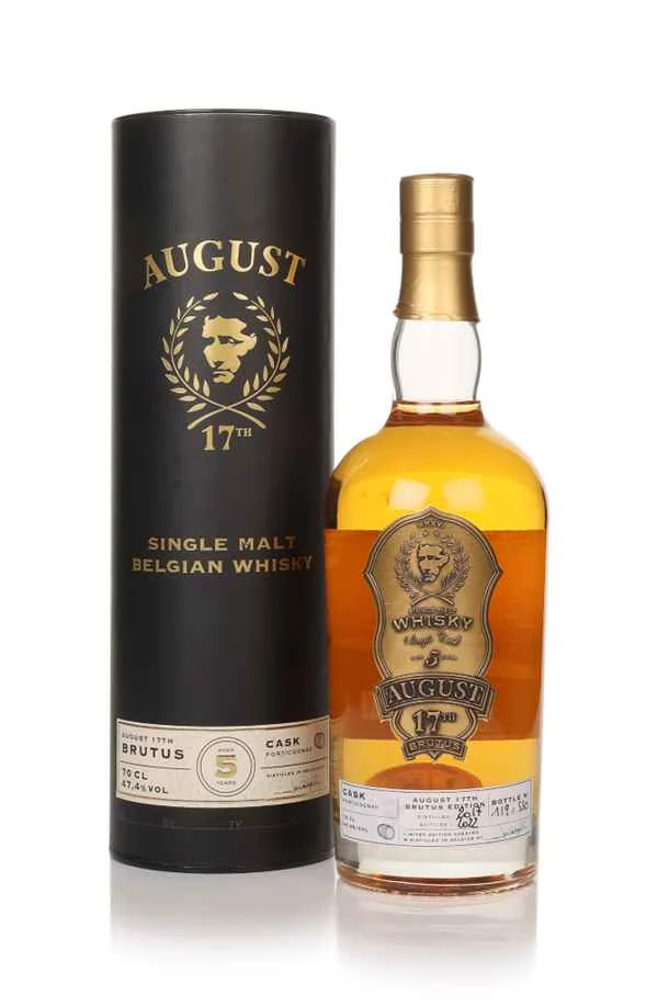 Wave 5 Year Old August 17th Brutus Single Malt Belgian Whisky | 700ML - Whiskey