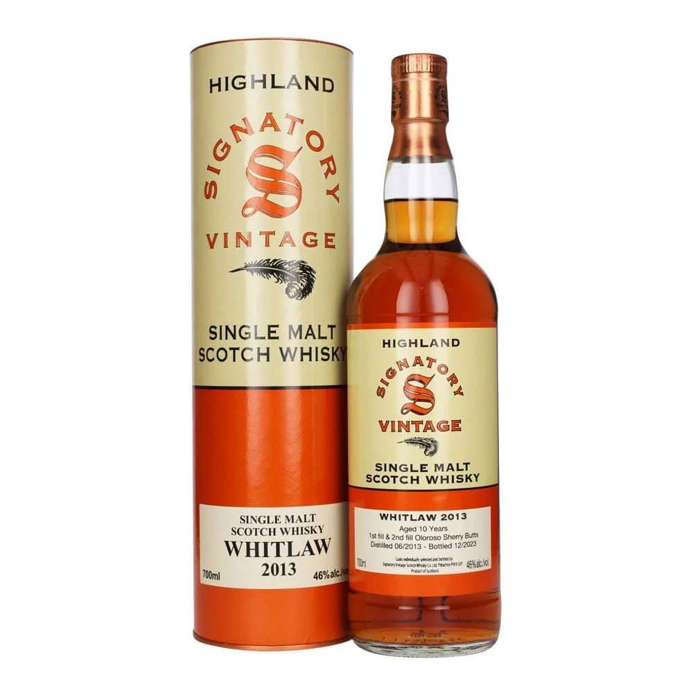 Highland Park Whitlaw Signatory Vintage 2013 10 Year Old Whisky | 700ML - Whiskey