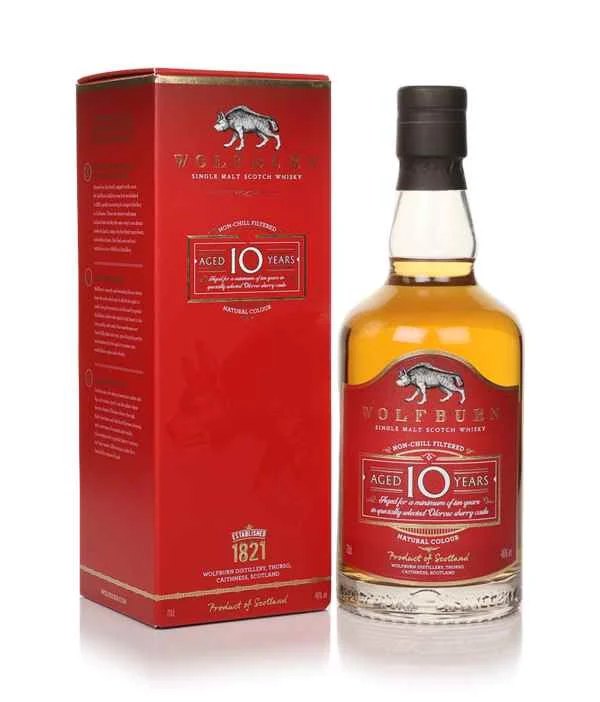 Wolfburn 10 Year Old Scotch Whisky | 700ML - Whiskey