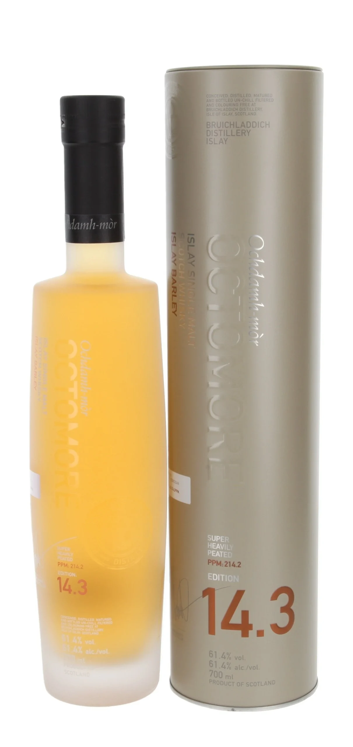 Octomore Edition:14.3 Super Heavily Peated (214,2 ppm) Scotch Whisky | 700ML - Whiskey