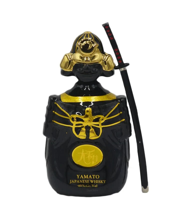 Yamato Mizunara Cask Black Samurai Edition Japanese Whisky - Whiskey